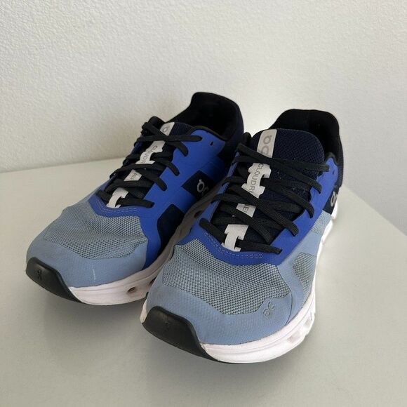 ON Running Cloud Cloudrunner Chambray Blue Midnight Running Shoes Women's Size 8 - Picture 3 of 12